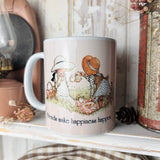 Holly Hobbie 11oz Ceramic Mug - Friends Make Happiness Happen
