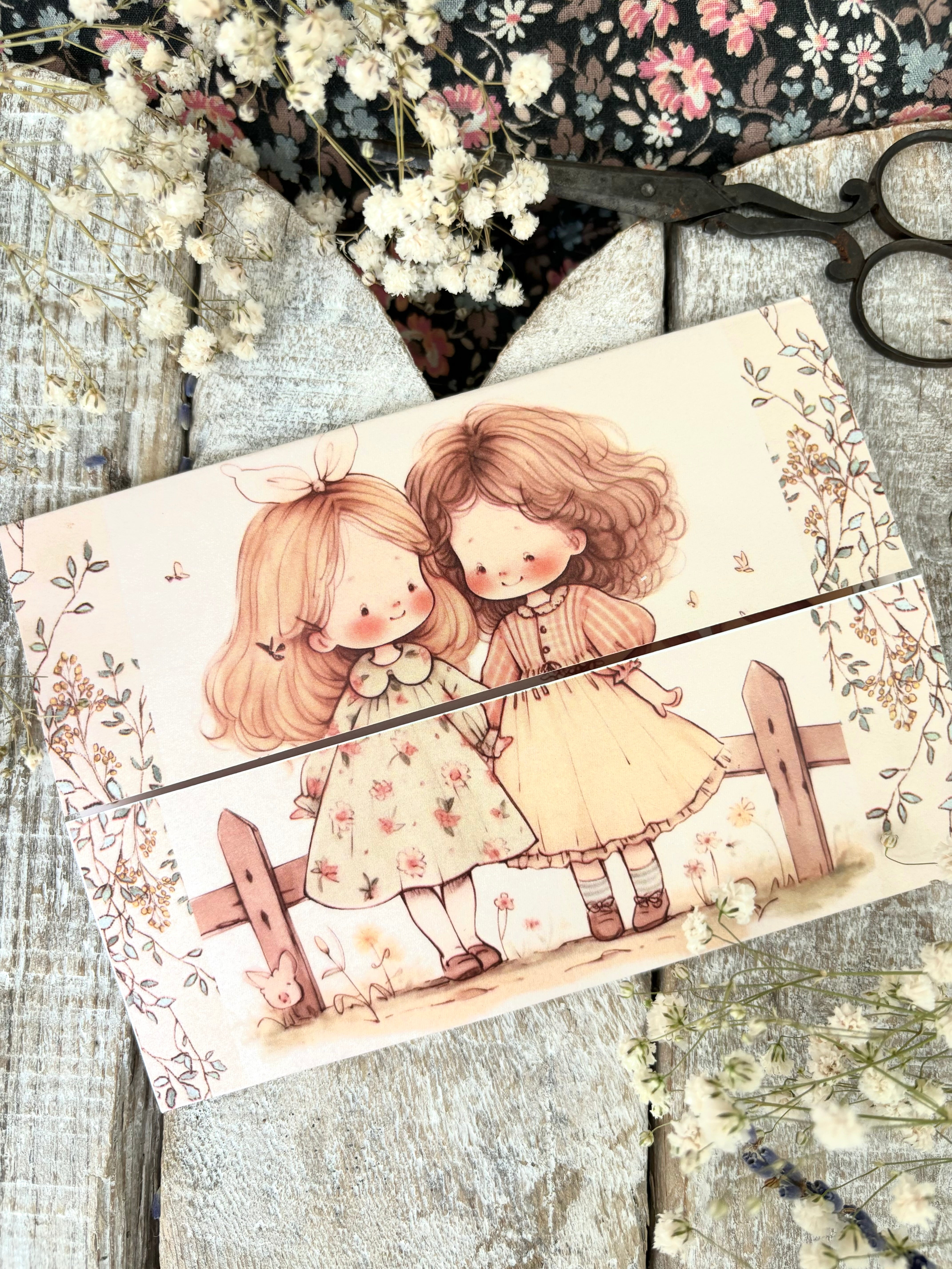 Cardlettes - Pack Of Five, Little Friends