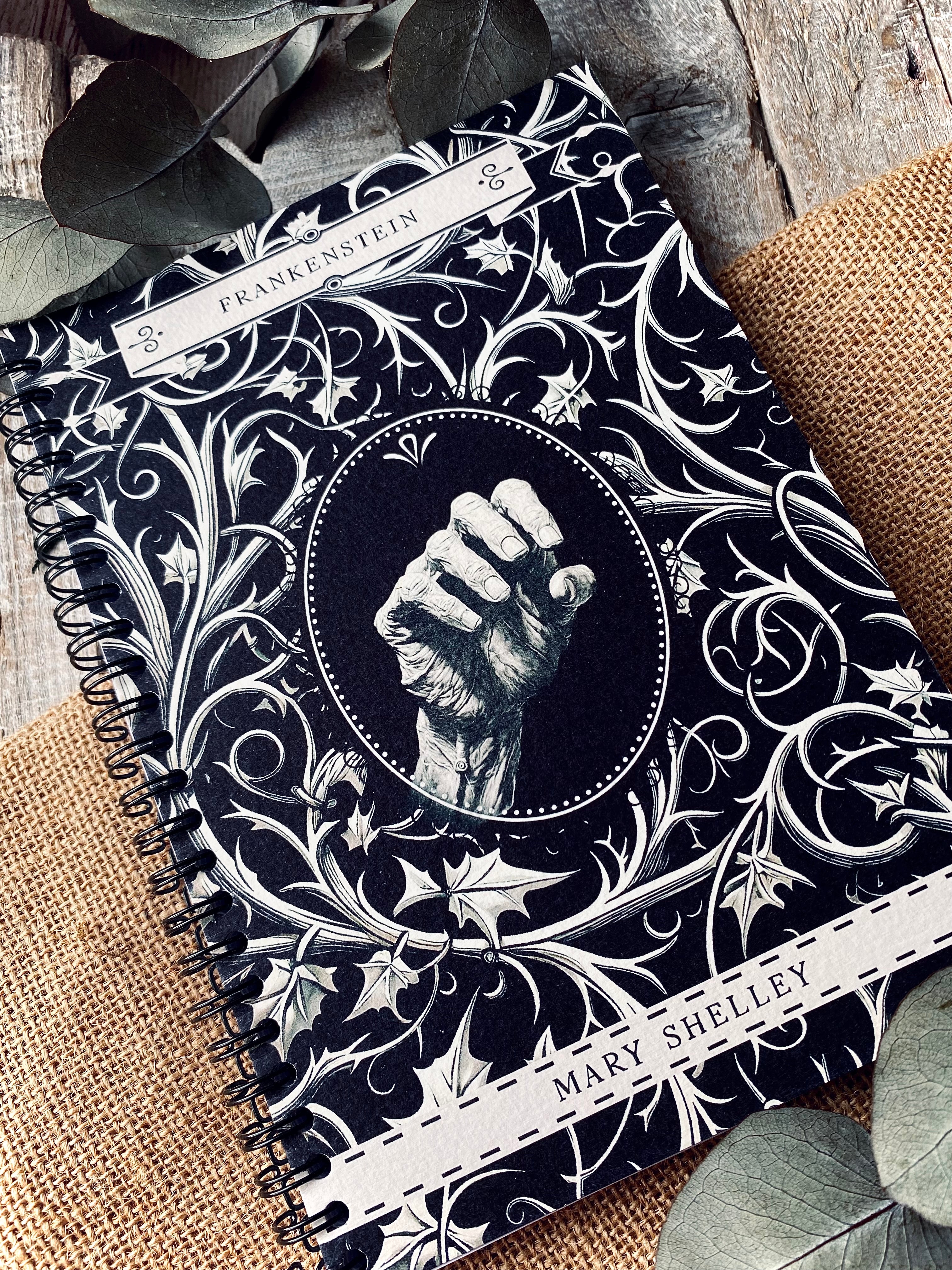A5 Spiral Bound Notebook - Literary Classics - Frankenstein