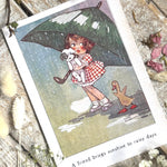 Agnes Richardson Postcard - A Friend Brings Sunshine