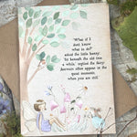 The Fairy And The Little Bunny - A6 Card - Sit A While