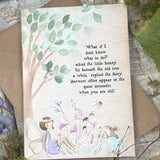 The Fairy And The Little Bunny - A6 Card - Sit A While