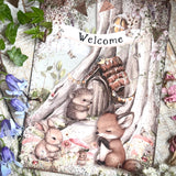Aluminium Sign - Little Hollow - Welcome