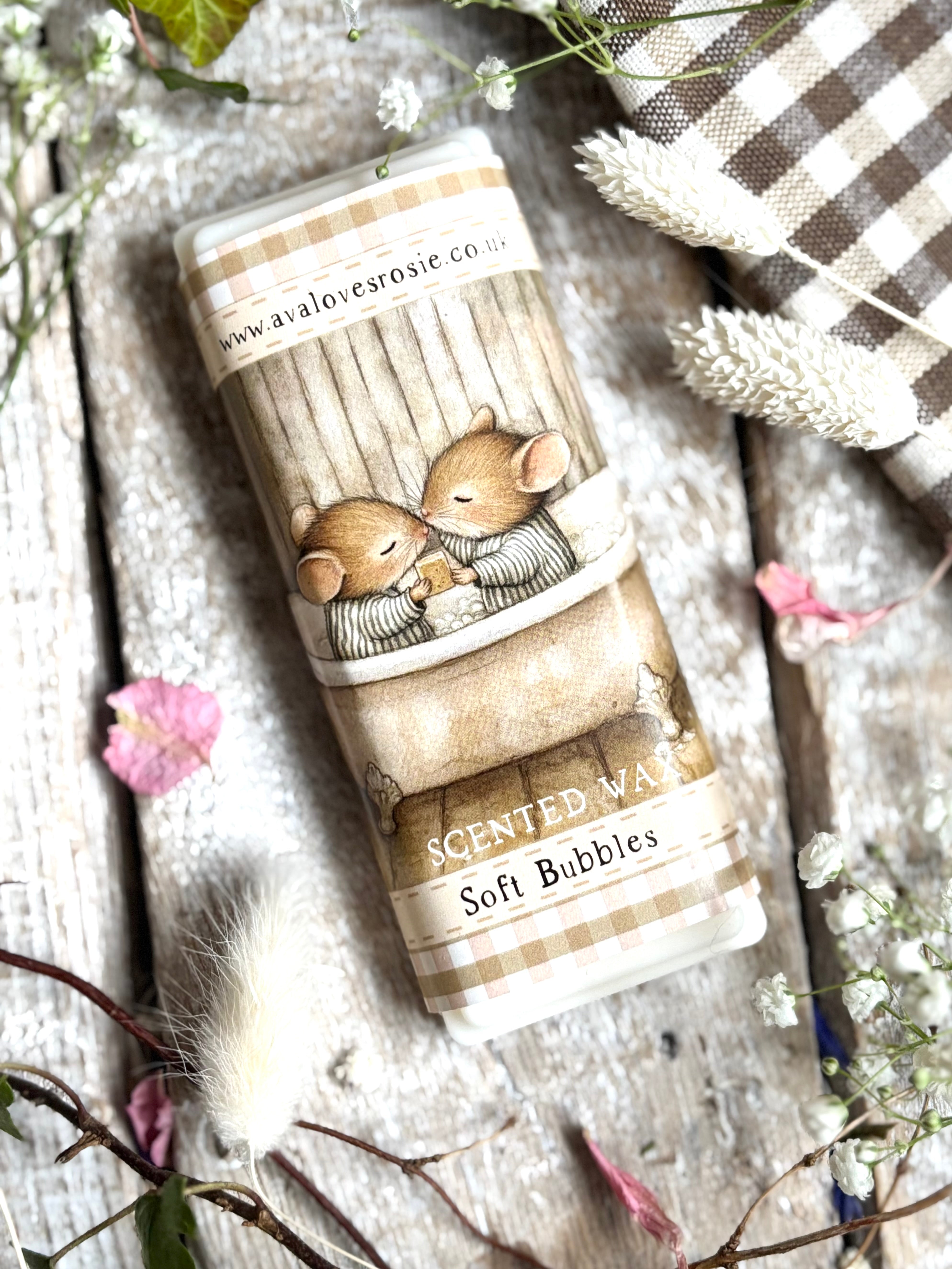 Scented Wax Melt Bar - Soft Bubbles