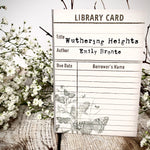 Literary Classic Earrings - Wuthering Heights, Emily Bronte