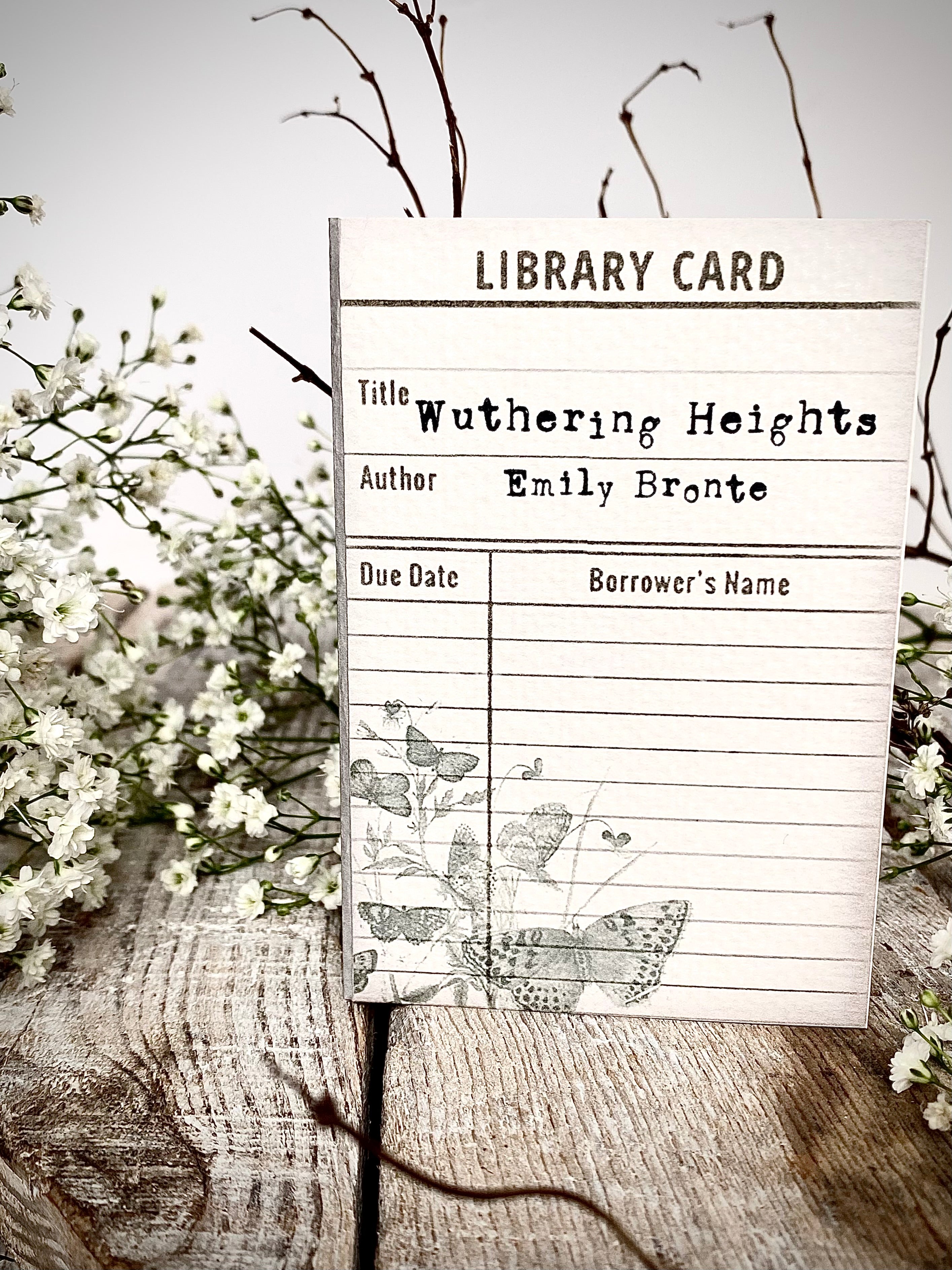 Literary Classic Earrings - Wuthering Heights, Emily Bronte