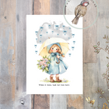 Little Print - A6 Size - Rain Bows