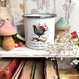 12oz Enamel Mug - But A Dream (Edgar Allen Poe)