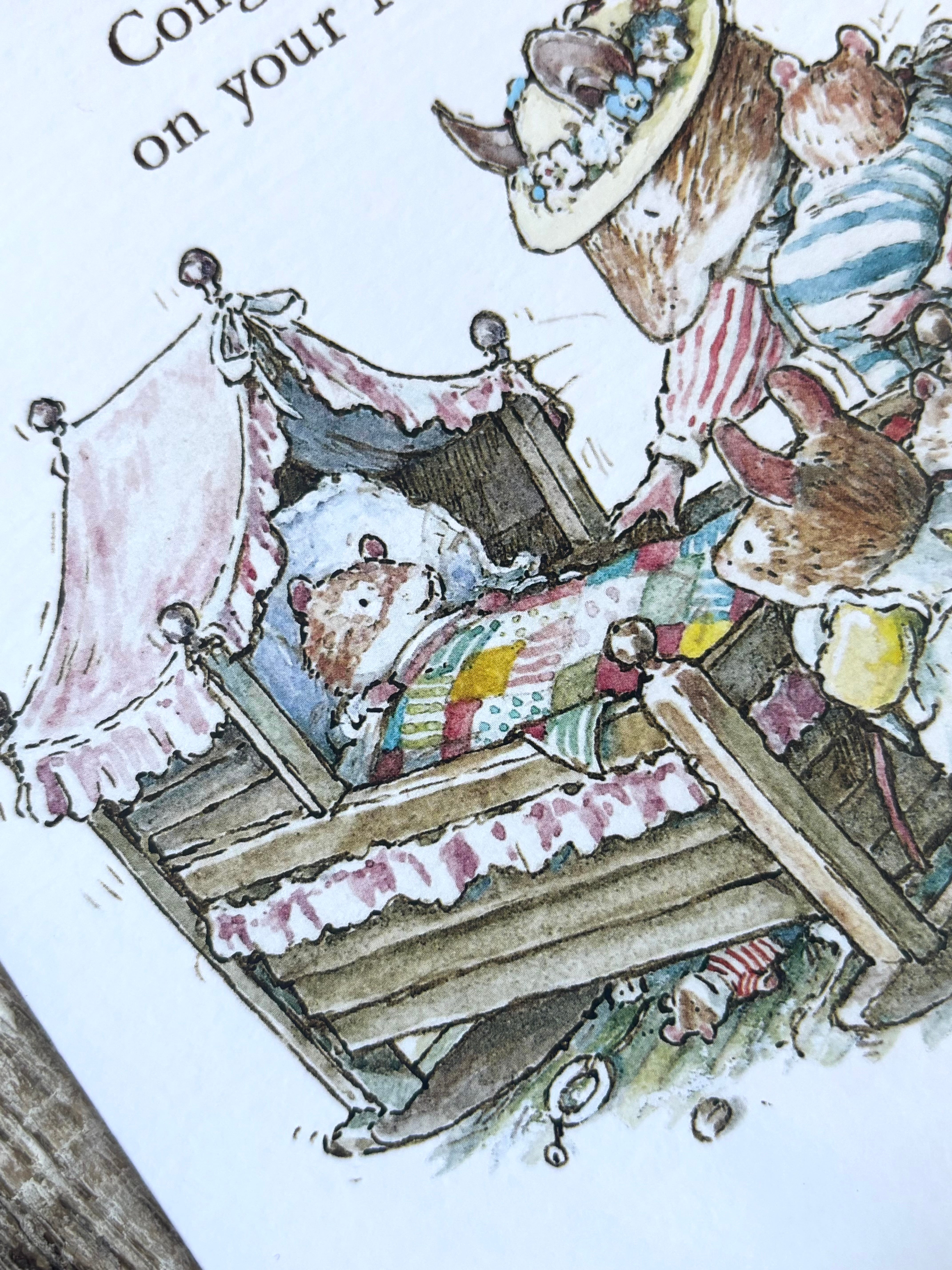 Brambly Hedge - New Baby - Greeting Card
