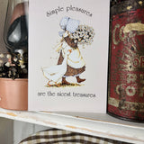 Holly Hobbie Postcard - Simple Pleasures