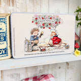 Cute Rectangular Tin - Seaside Memories - Foxwood Tales