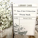 Literary Classic Earrings - Tess Of The D’Urbervilles, Thomas Hardy