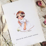 Agnes Richardson Postcard - Cherish The Small, Simple Moments