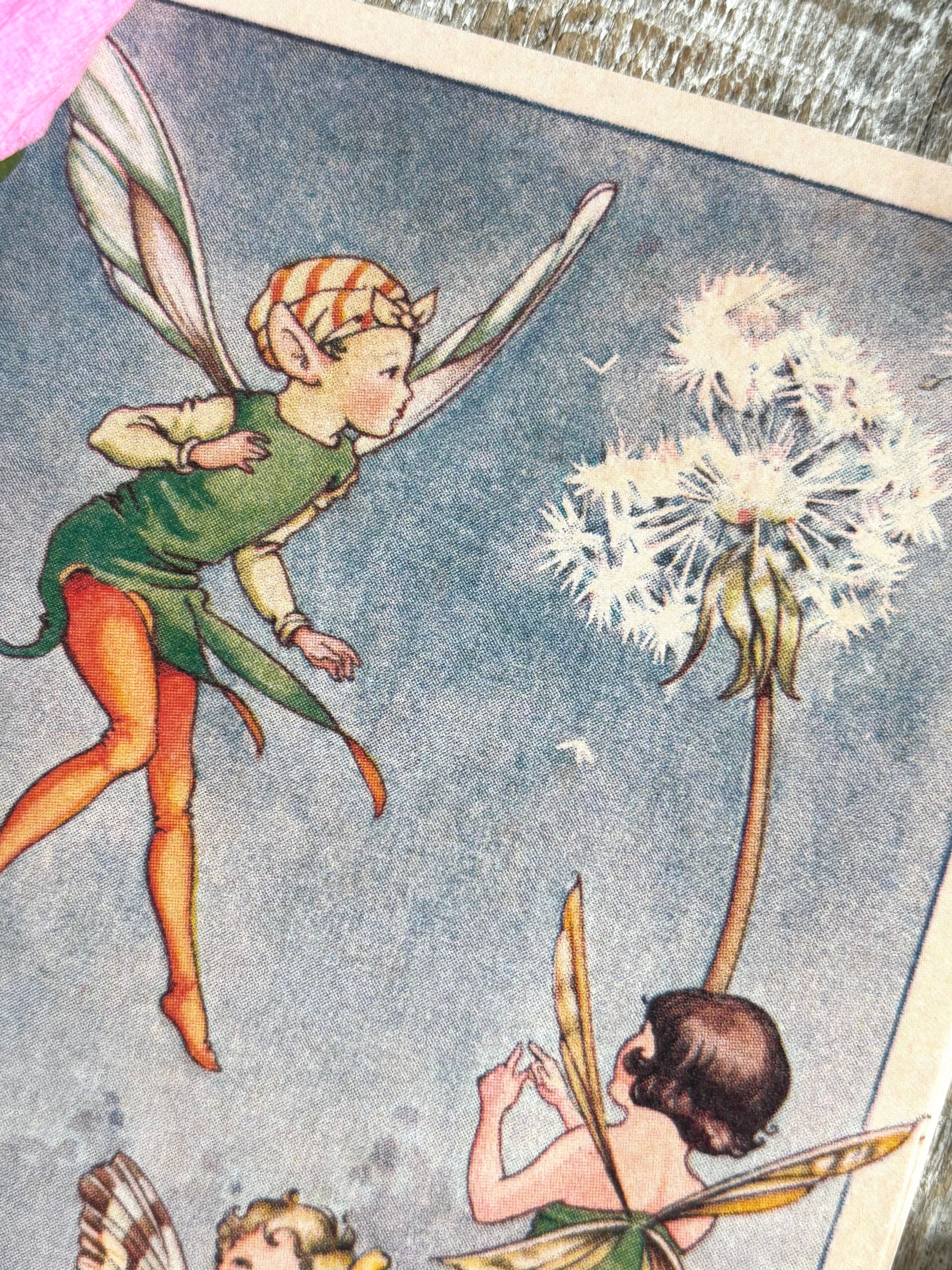 Rene Cloke Fairyland Postcard Series - Fairy Hours