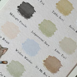 The Paint Chart - A4 Framed Print - Cat