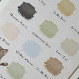 The Paint Chart - A4 Framed Print - Cat