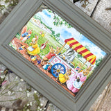 The Ice Cream Man, Racey Helps, 6x4" Framed Postcard