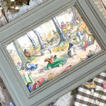 Woodland Traffic by Molly Brett, 6x4" Framed Postcard
