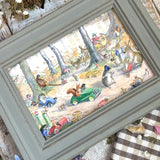 Woodland Traffic by Molly Brett, 6x4" Framed Postcard