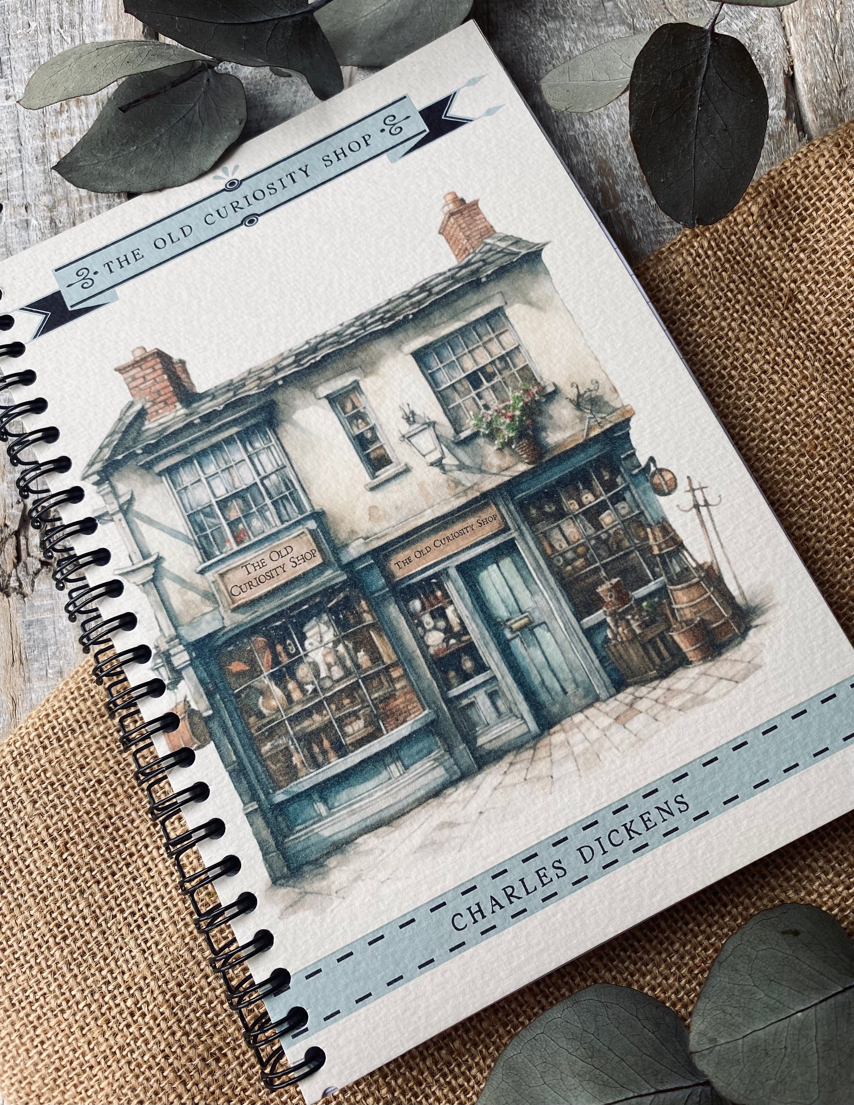 A5 Spiral Bound Notebook - Literary Classics - The Old Curiosity Shop
