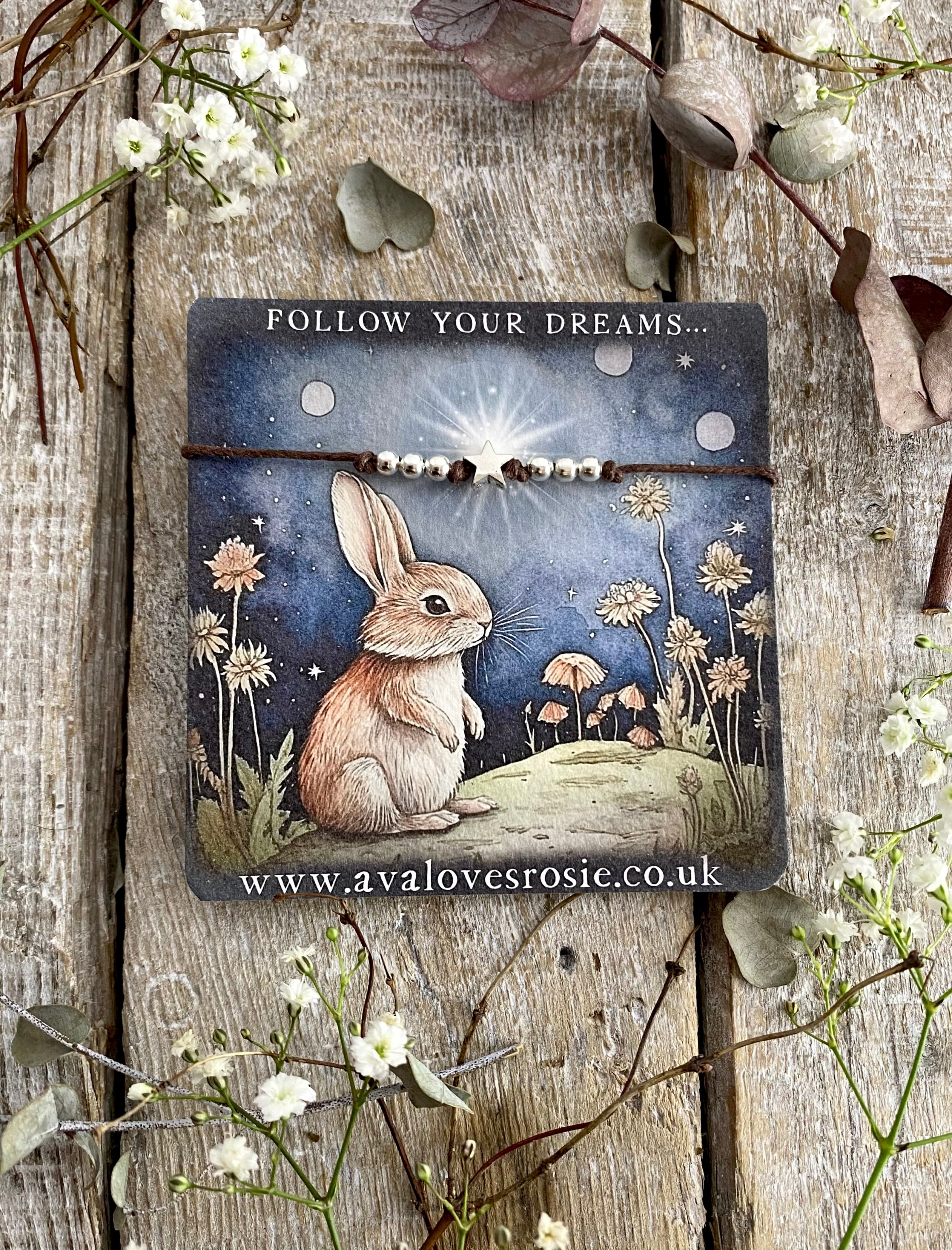 Just A Little Reminder Bracelet - Follow Your Dreams (Bunny)