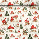 Three Sheets Of Printed Christmas Gift Wrap - Toadstool House