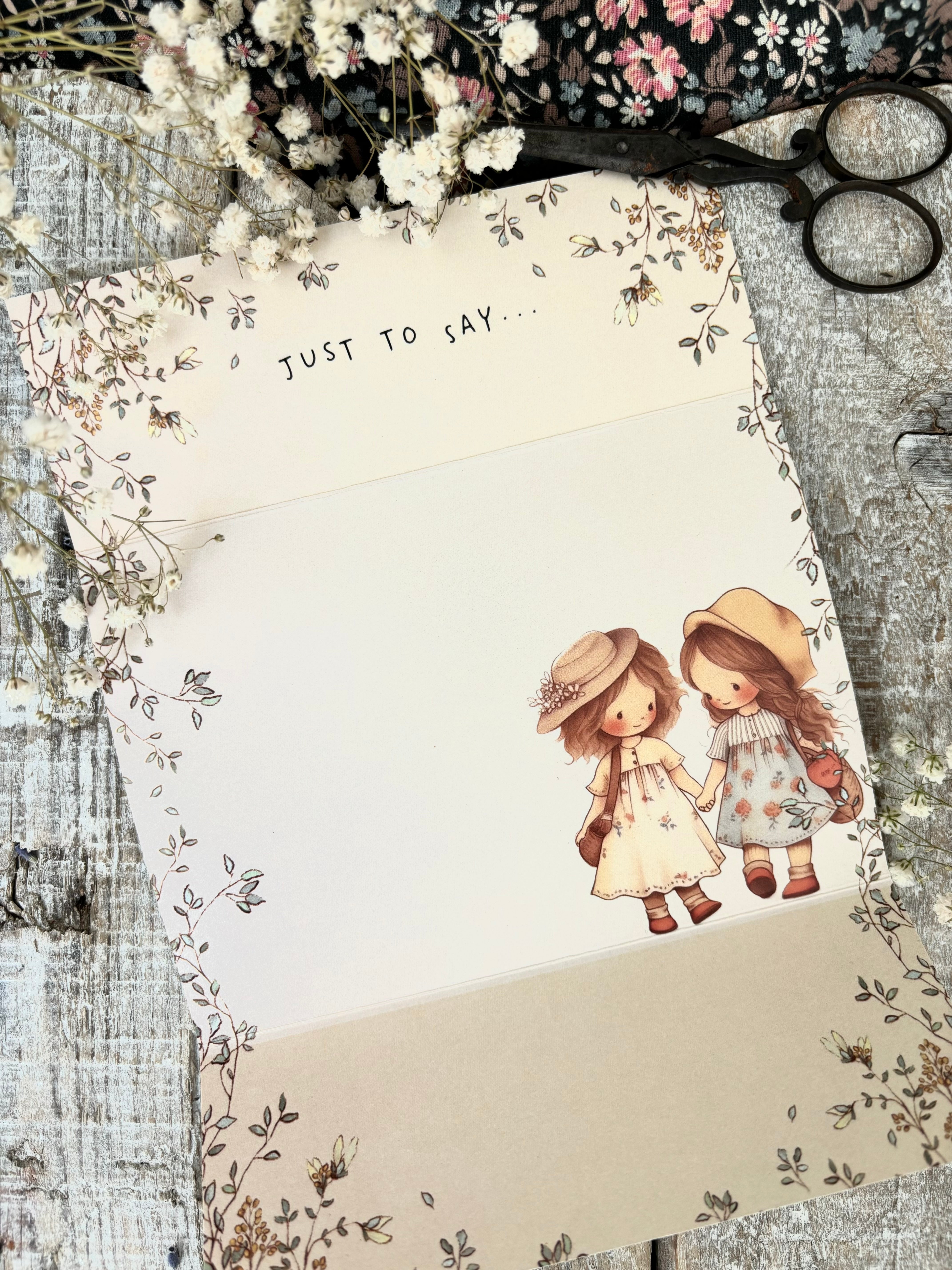 Cardlettes - Pack Of Five, Little Friends