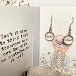 Literary Classic Earrings - Anne Of Green Gables, Lucy M Montgomery