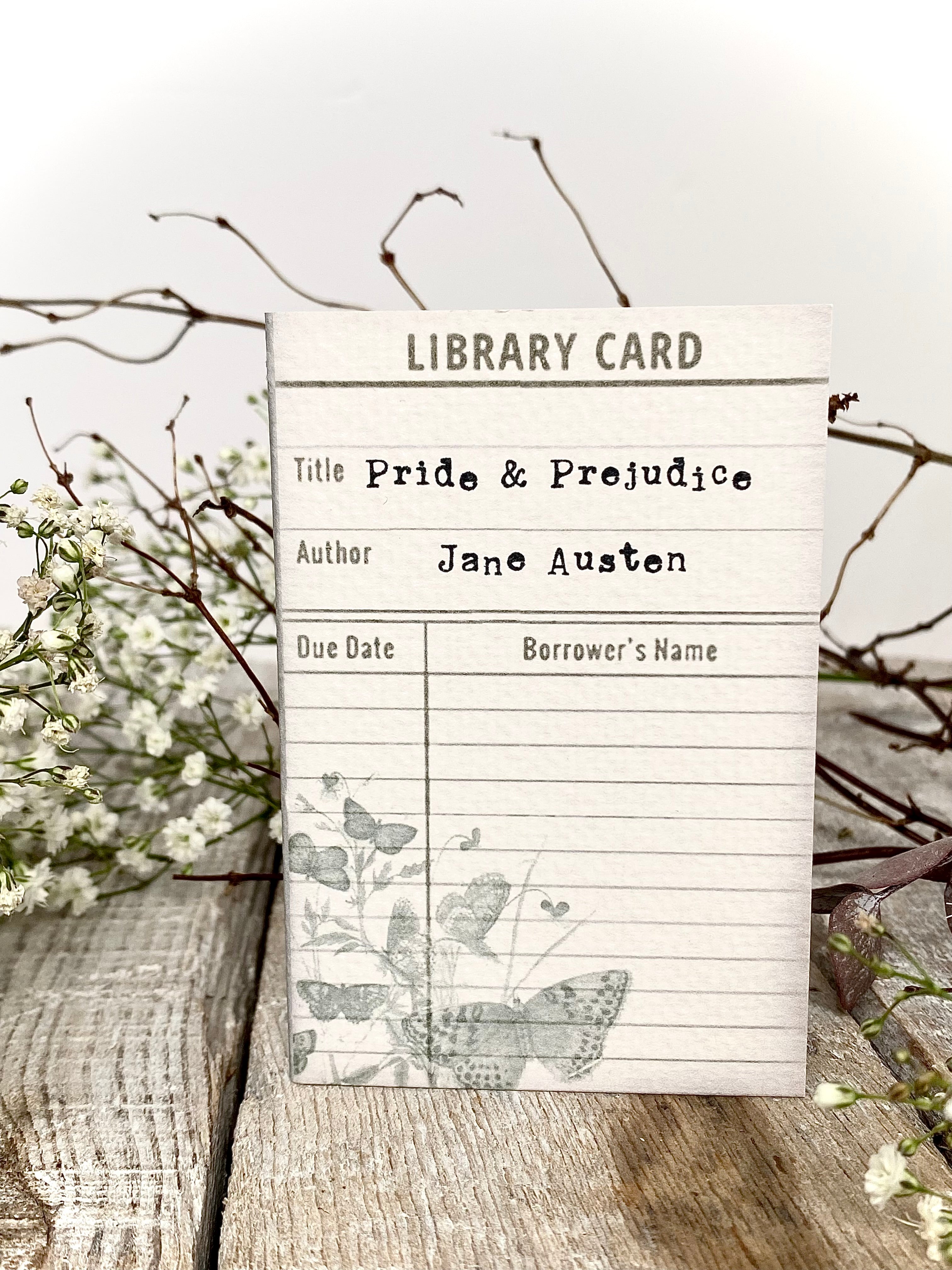 Literary Classic Earrings - Pride And Prejudice, Jane Austen