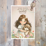 Little Print - A6 Size - Furry Friends