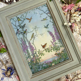 Dawn Chorus - Molly Brett - Framed Postcard