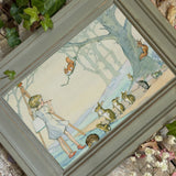 Which Shall I Sketch - Molly Brett - Framed Postcard