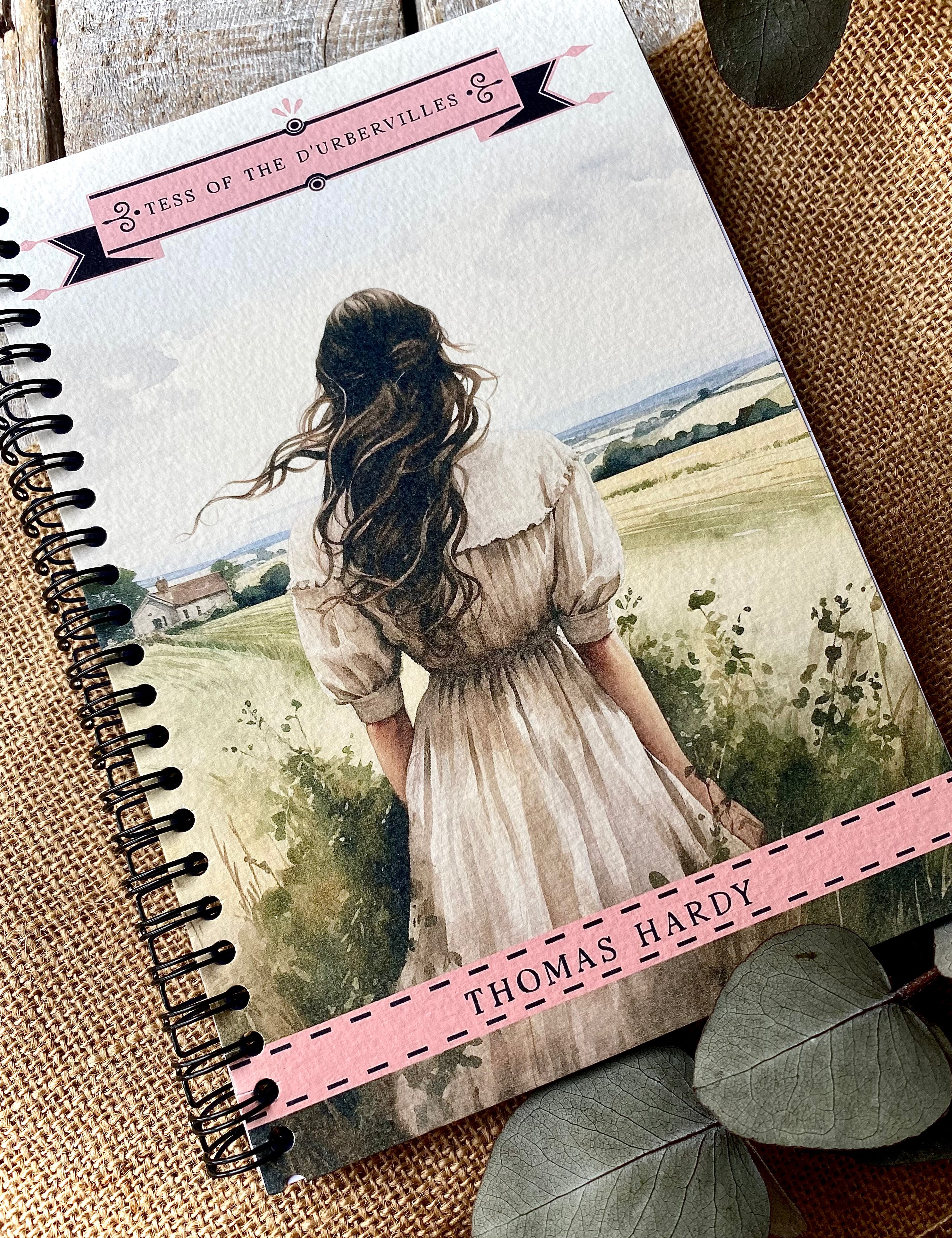 A5 Spiral Bound Notebook - Literary Classics - Tess Of The D’Urbervilles