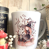12oz Ceramic Coffee Cup - Wildflower Witch