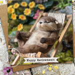 Otter Greetings Card 10 - Retirement
