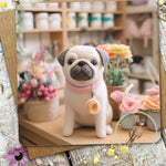 Sugar Paws - Blank Greeting Card - Pug - #16