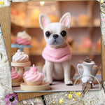 Sugar Paws - Blank Greeting Card - French Bull Dog - #17