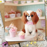 Sugar Paws - Blank Greeting Card - Cavalier King Charles Spaniel - #19