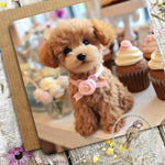 Sugar Paws - Blank Greeting Card - Cavapoo - #1