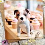 Sugar Paws - Blank Greeting Card - Staffordshire Bull Terrier -  #25