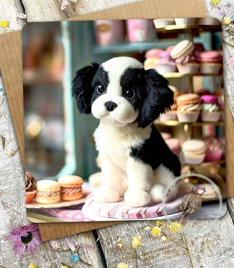 Sugar Paws - Blank Greeting Card - Spaniel #31