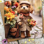 Sugar Paws - Blank Greeting Card - Cavapoo - #40