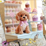 Sugar Paws - Blank Greeting Card - Cavapoo - #4