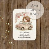Sweet Little Keepsakes - A7 Size Prints/Cards - Girl Driving