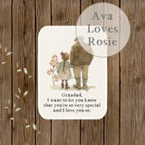 Sweet Little Keepsakes - A7 Size Prints/Cards - Girl To Grandad