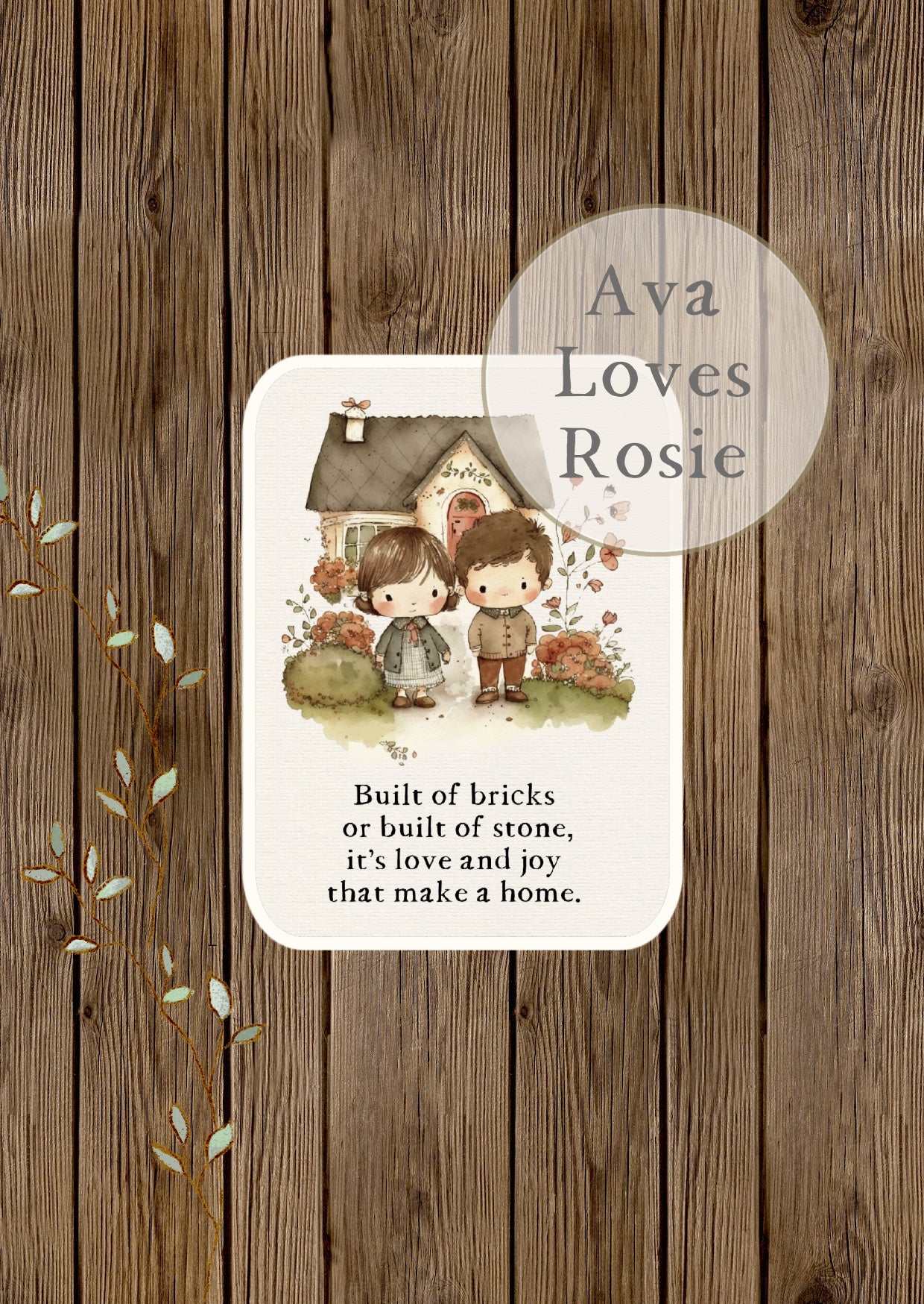 Sweet Little Keepsakes - A7 Size Prints/Cards - Home