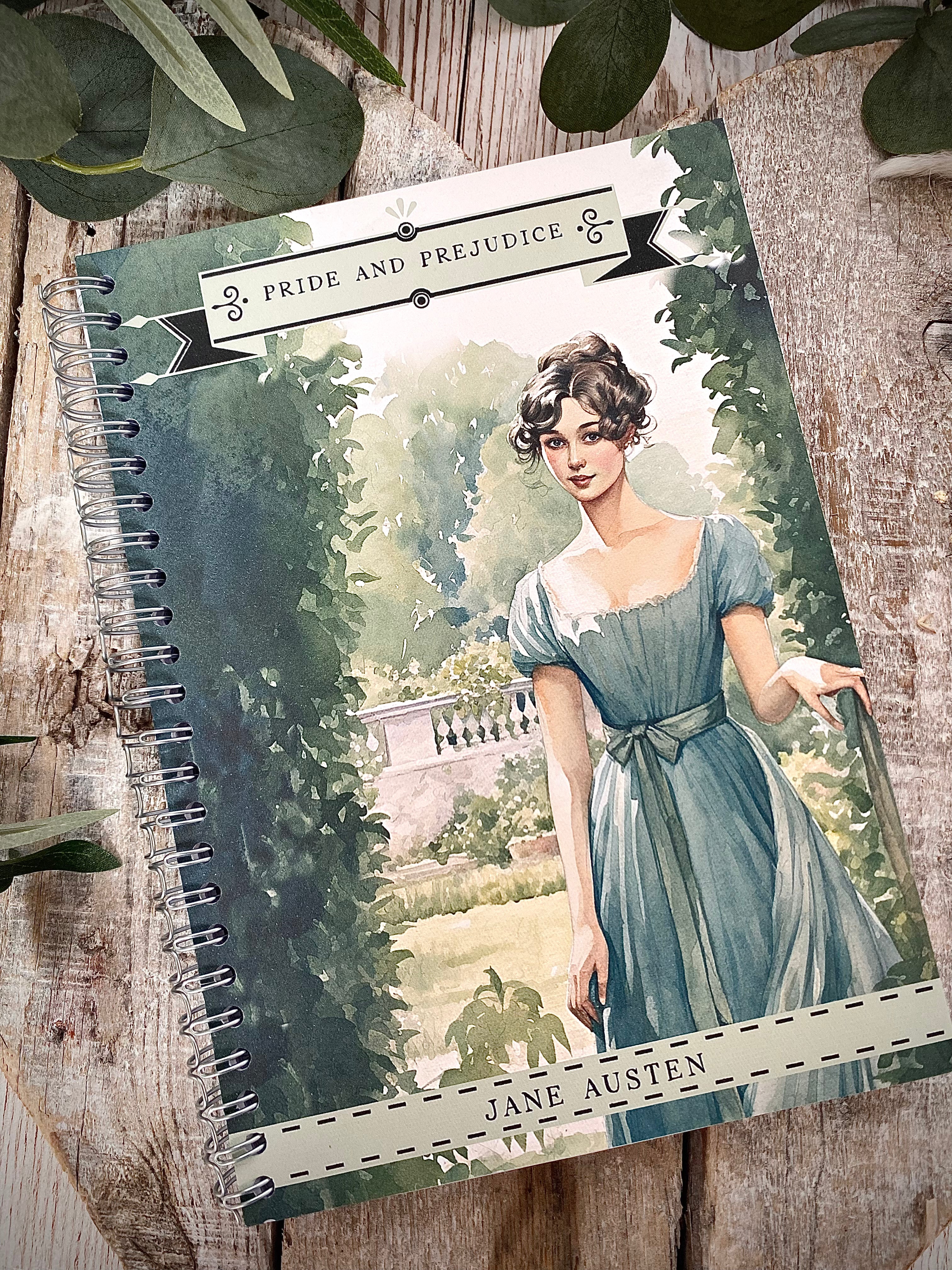 A5 Spiral Bound Notebook - Literary Classics - Pride And Prejudice