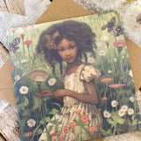 ‘Once Upon A Time…’ Square Greeting Card #5