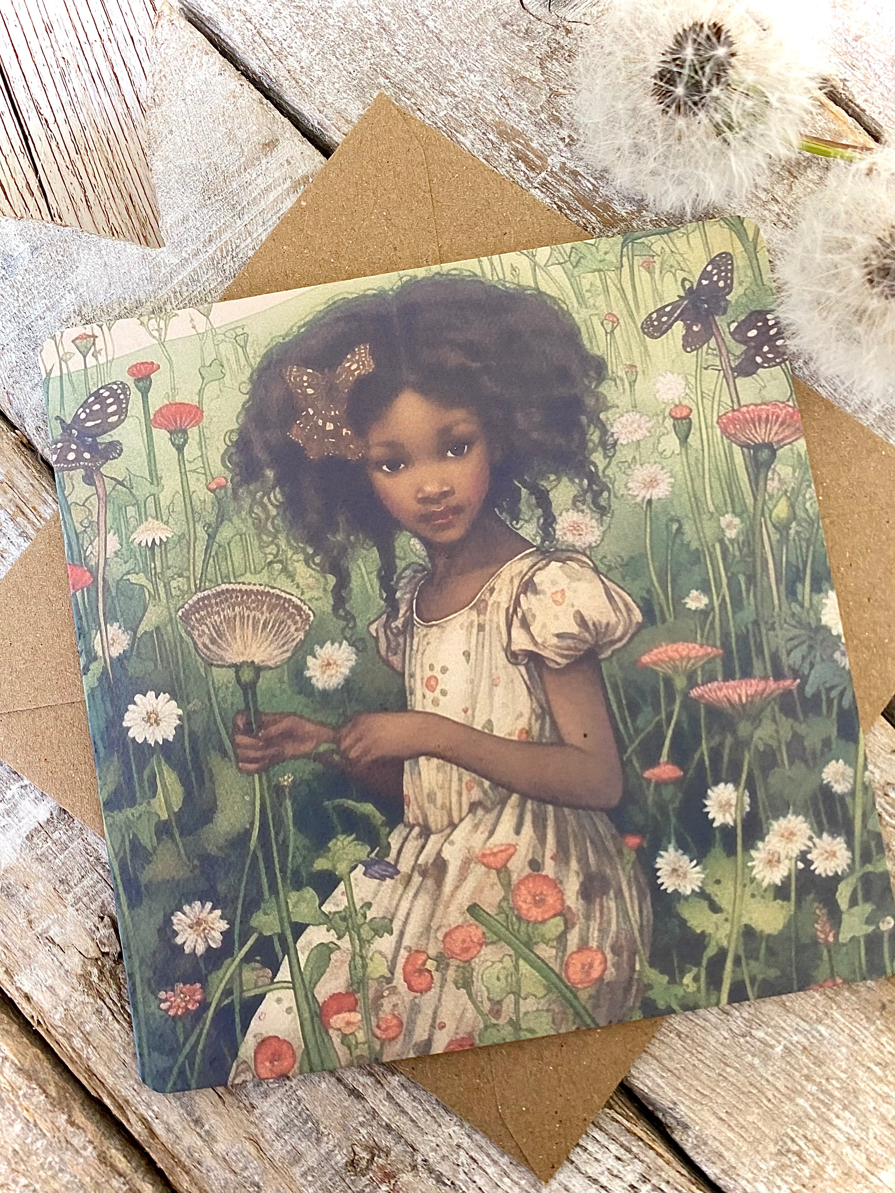 ‘Once Upon A Time…’ Square Greeting Card #5