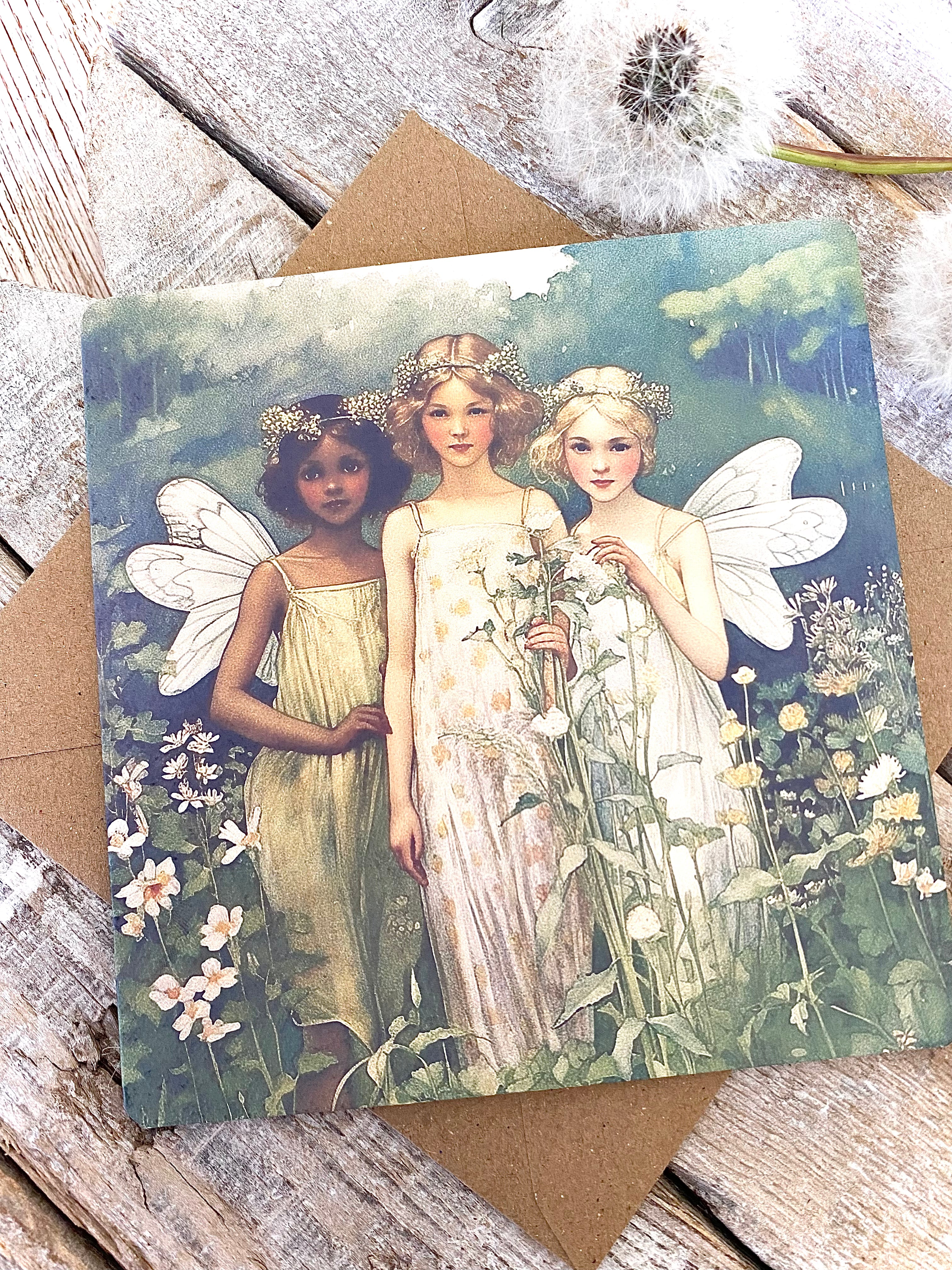 ‘Once Upon A Time…’ Square Greeting Card #15